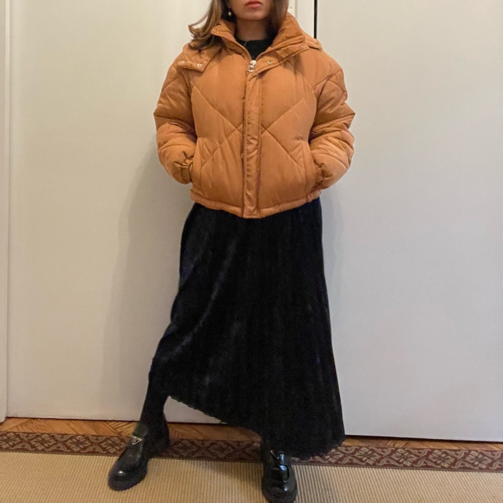 Topshop Petite Hooded Puffer Jacket